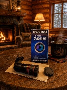 HD Pixel Pro Telephoto Zoom Lens - Black